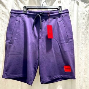 NEW WT HUGO Men's Purple Shorts